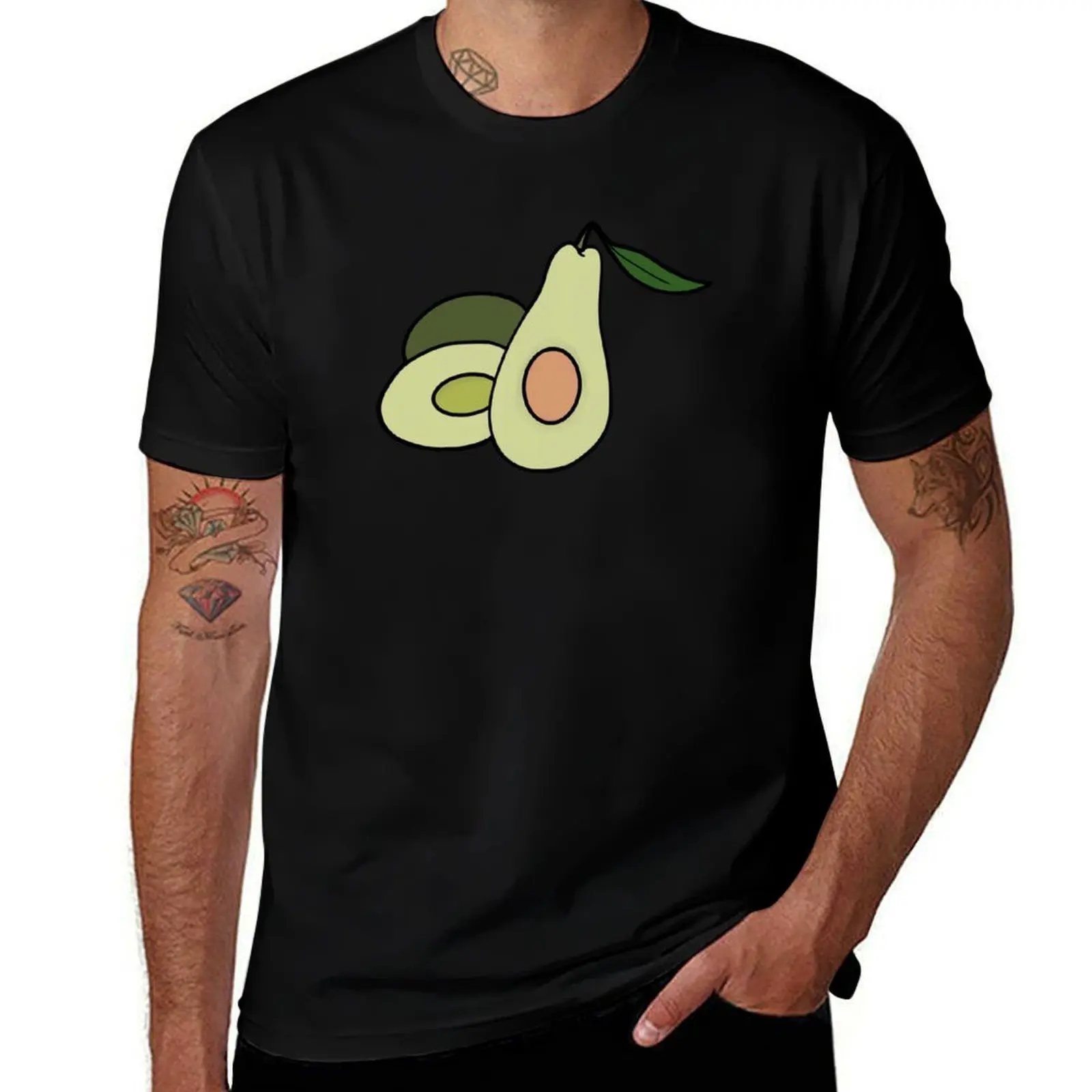 

Delicious Fruit Avocado T-Shirt quick drying graphic shirts new edition shirts graphic tee men