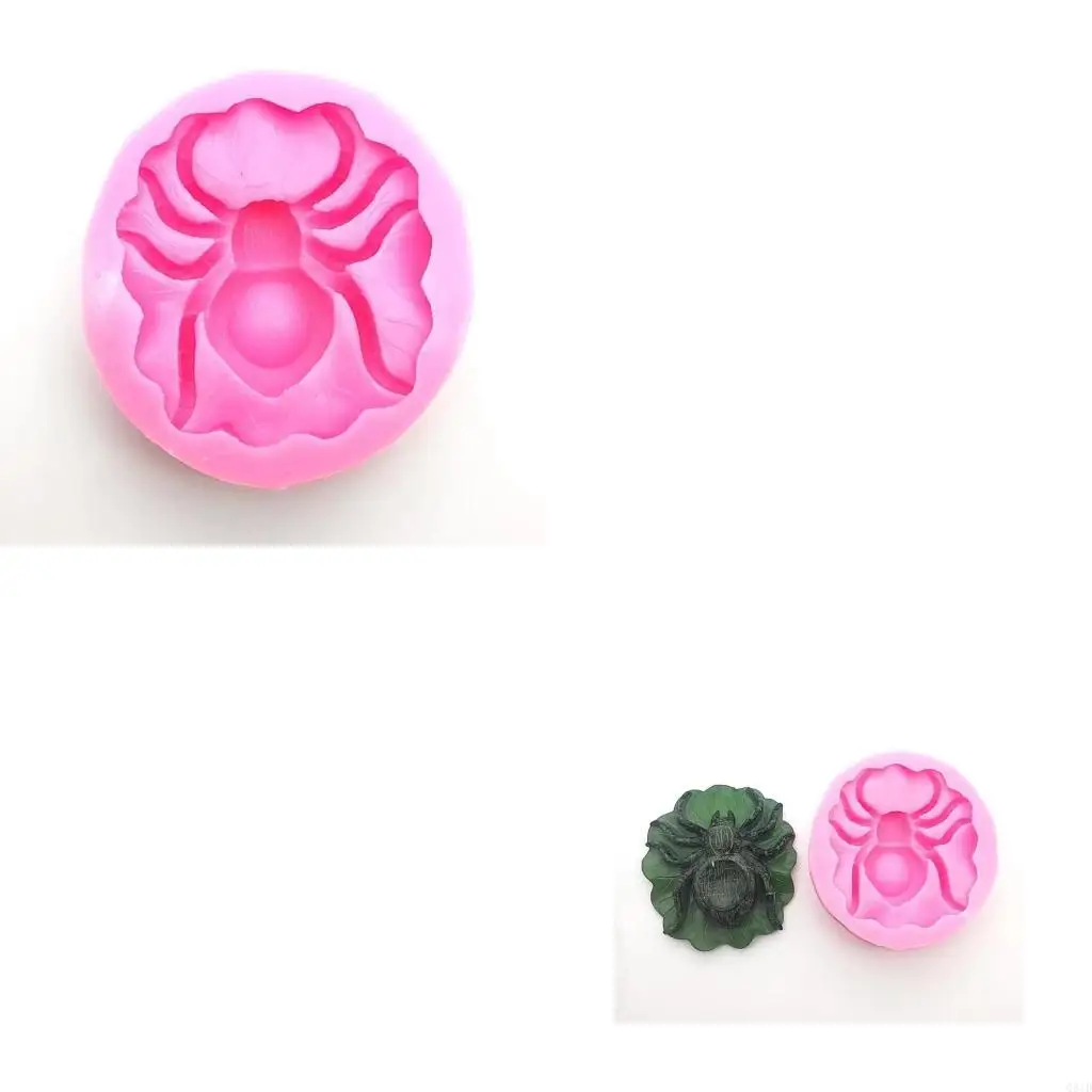 

Силиконовая форма для паука, смола, глина для животных, 3D гибкие формы для паукообразных, сделай сам