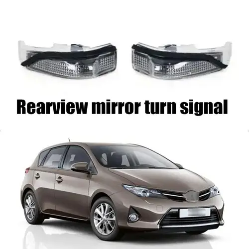 Luz de espejo retrovisor lateral para Toyota AURIS 2012 2013 2014 2015 2016 2017 2018 2019 accesorios de lámpara indicadora de señal de giro