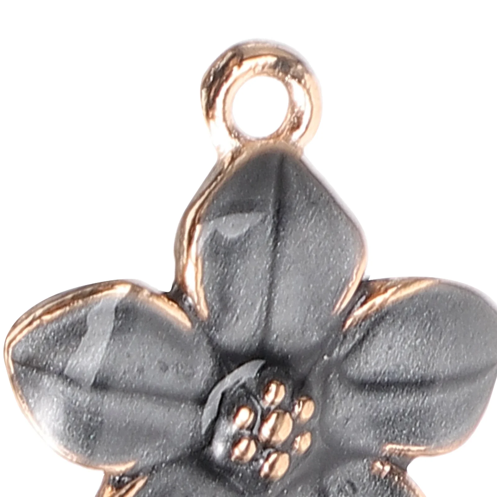 

50Pcs Alloy Flower Pendant Charms Cherry Jewelry Making Necklace Bracelet Decorative Accessories Flower Charms