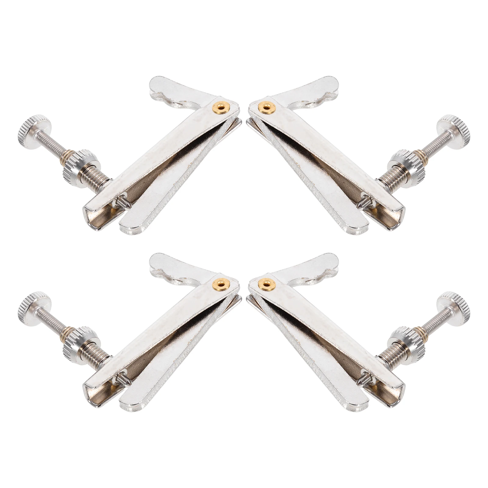 

4pcs Cello Metal Adjuster Silver 4/4-3/4 Size Precision Violin Pegs Replacement Parts String Instruments Accessories