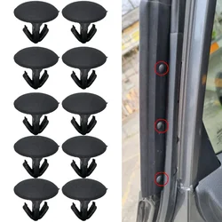 10X Clip Cho Nissan Qashqai X-Trail Dualis Rogue Thể Thao 2013-On Phía Sau Cửa Con Dấu Cao Su Trim Cho Thời Tiết người Lưu Giữ Fastener Đinh Tán