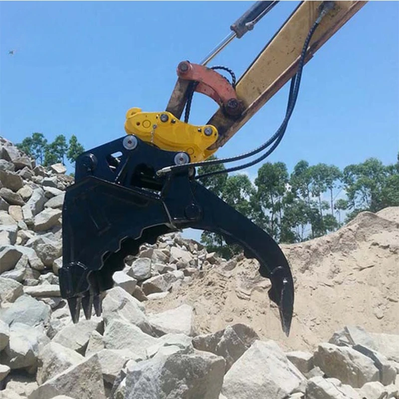 excavator bucket, hydraulic thumb bucket for grapple stone
