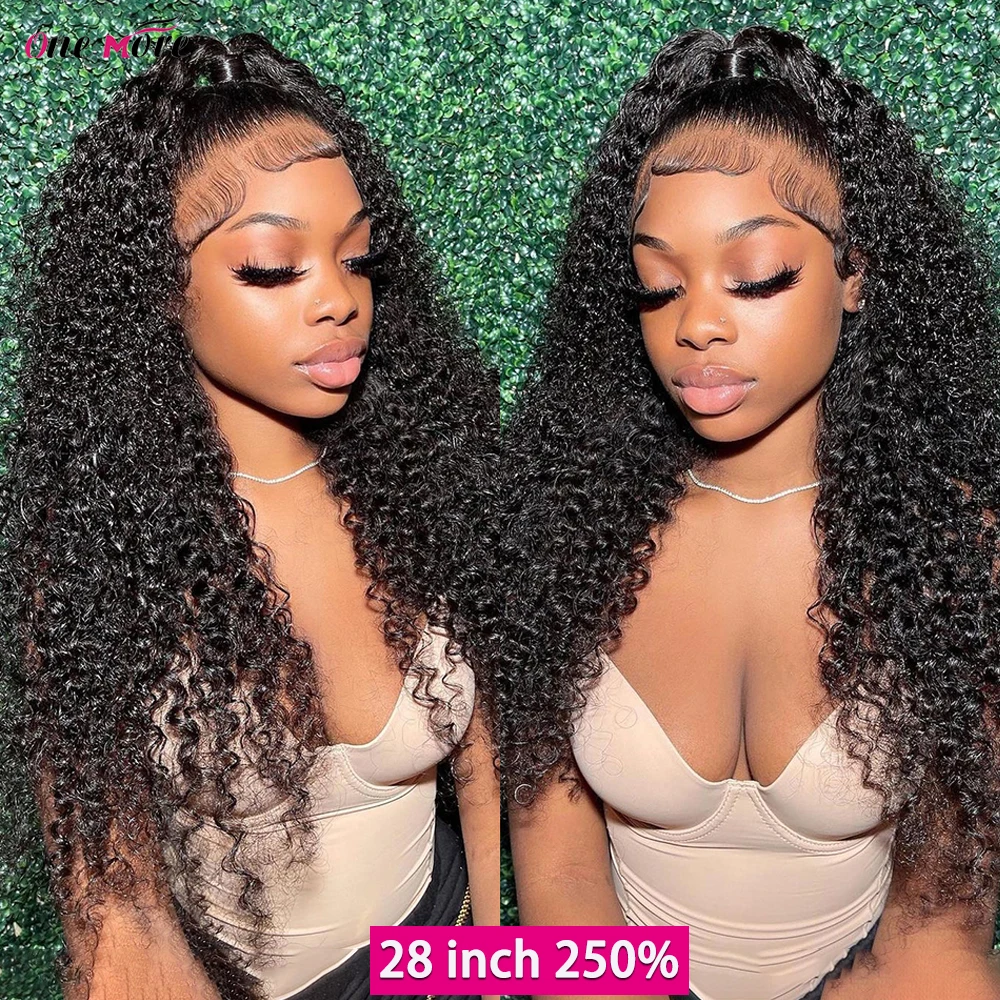 360 Full Lace Wig Human Hair Pre Plucked Glueless Curly Human Hair Wig 30 32 Inch Deep Wave Frontal Wig 13x6 Lace Frontal Wig