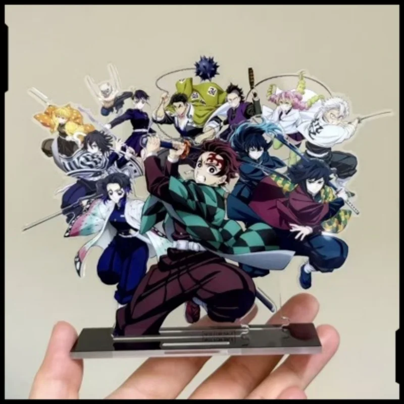 

demon slayer animation peripherals Infinite City movie full cast acrylic stand doll cartoon collection friends gifts toys toys