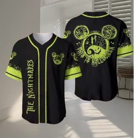 

Новинка 2025, бейсбольная куртка в кампусном стиле Disney Stitch, модная футболка для студенческой вечеринки, весенне-осенний повседневный спортивный топ унисекс