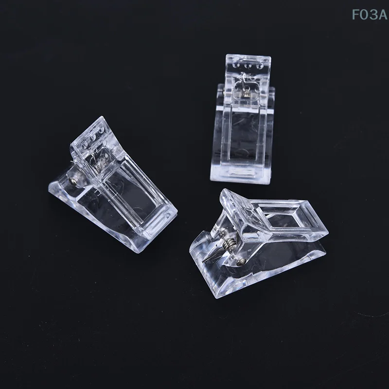 Nail Tips Clip Transparent Finger Building Gel Extension Nails Art Manicure Tool