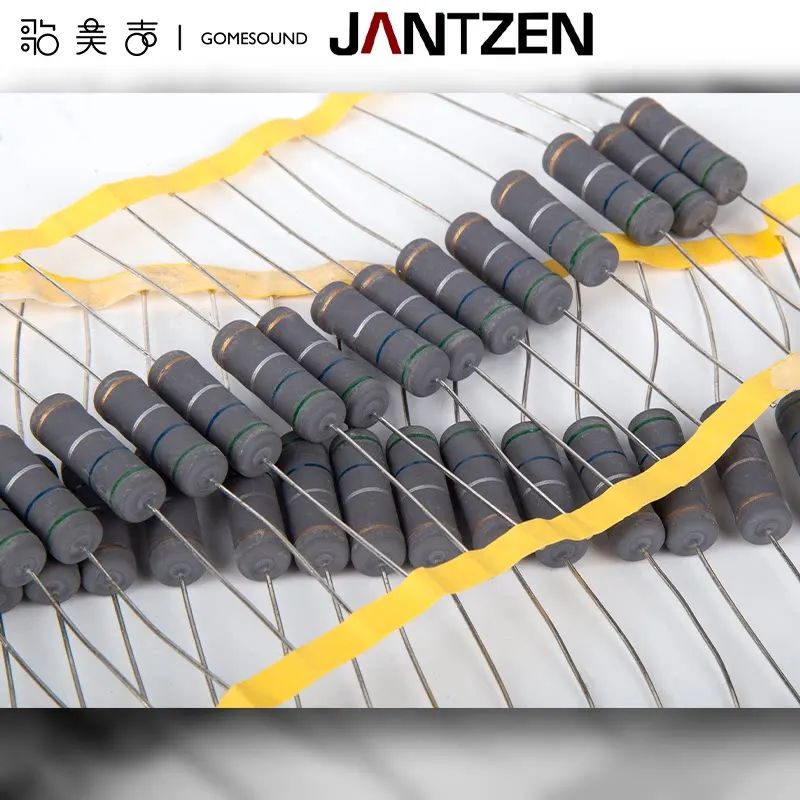 Jantzen Denmark Metal Oxide Film 5W MOX Color Ring HiFi Audio Frequency Components Attenuation Element for Sound System