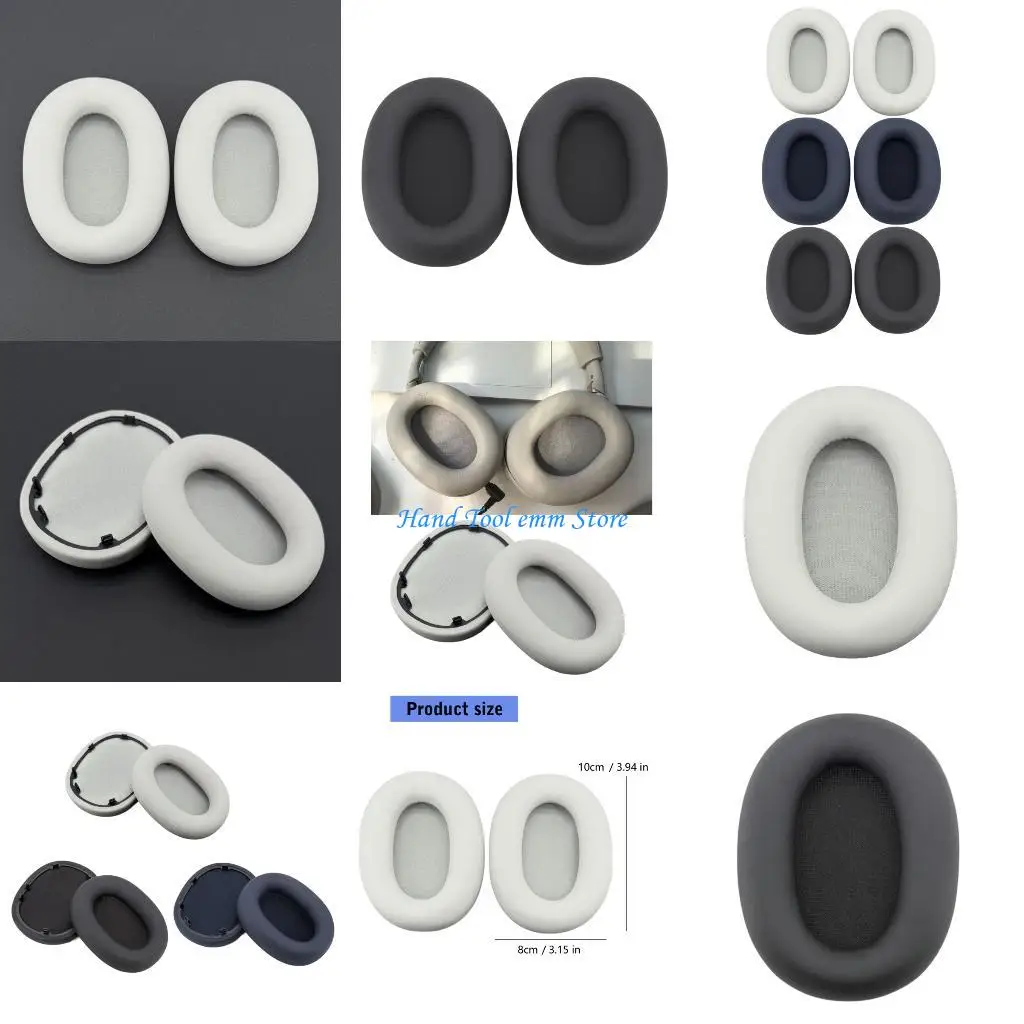 

H37F Replacement Ear Pads for WH-1000XM6 Headphone Soft and Comfortable Design