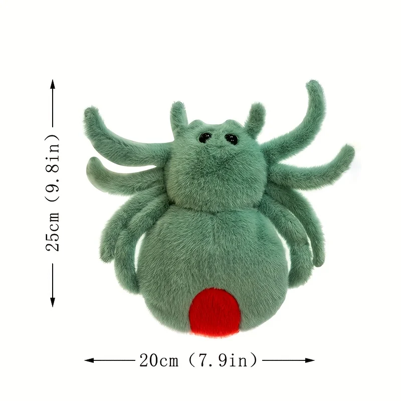 A cute and interesting Halloween spider plush toy - This adorable little spider plush toy is the perfect gift for family and fri