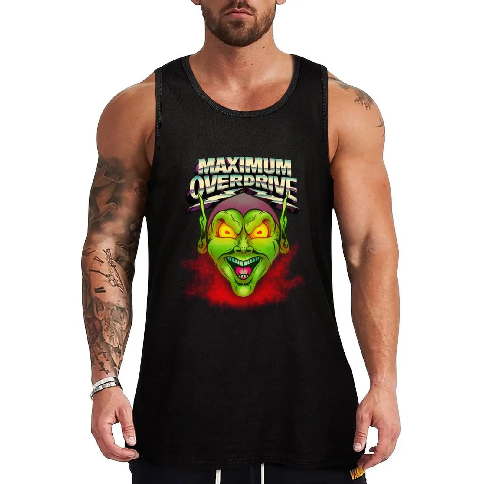 Maximum Overdrive Tank Top gym clothes men Men's summer vest