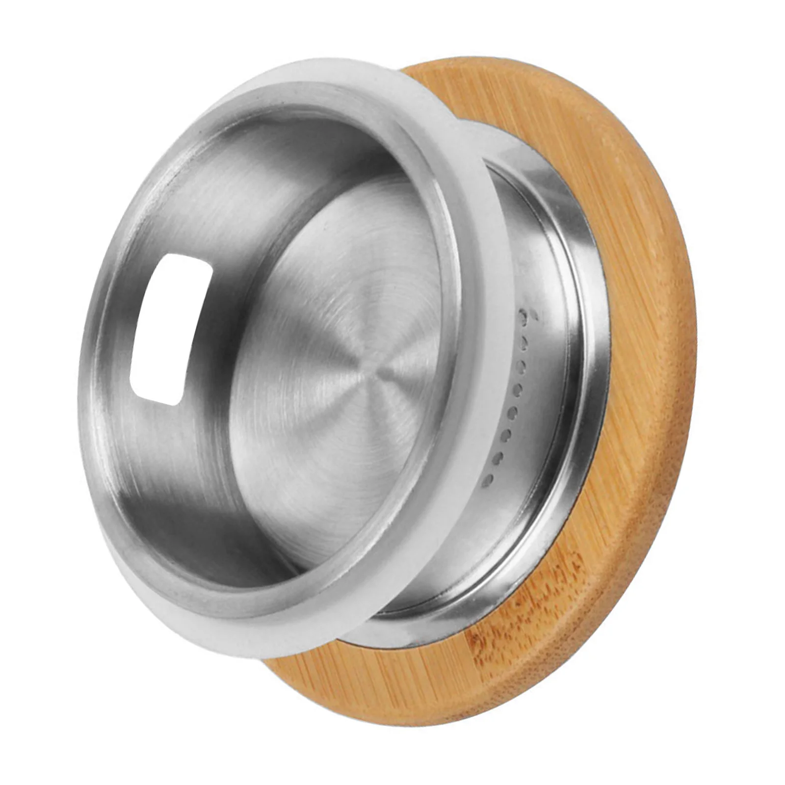 

Stainless Steel Tea Filter Lid For Water Pitcher Replaceable Strainer Cover Smooth Edge Easy Clean Bpa Free Infuser Cap