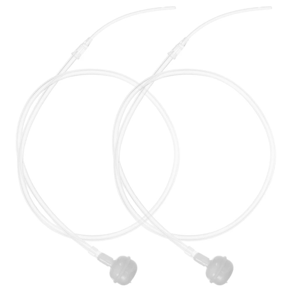 2 pezzi tubo di supporto per l'allattamento al seno supporto per l'allattamento bianco supporto per l'allattamento suplemento anti-riflusso dispenser per tubo di ricambio