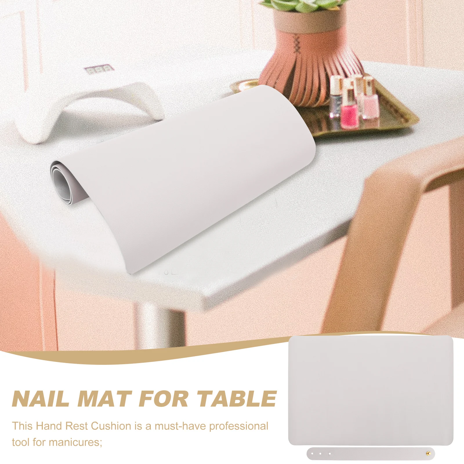 

Thickened Desk Pad Protector Large Mousepad For Gaming Office Supplies Waterproof Nail Art Mat Hand Rest Cushion