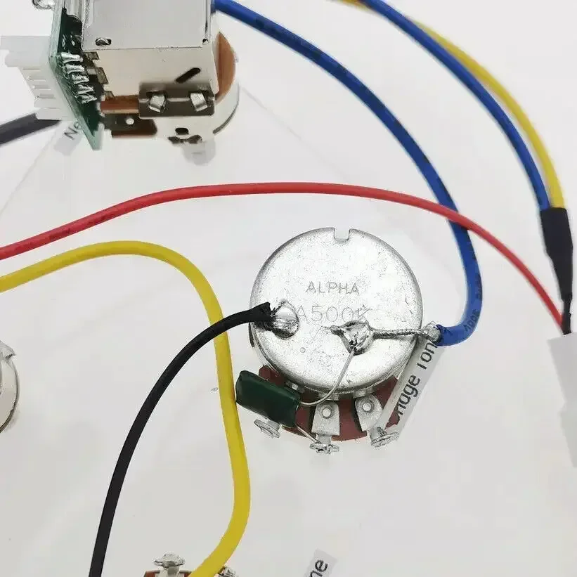 Shop Bo-Hong Store-Hot Sale-1 Set Electric Guitar Pickup Wiring Harness Push Pull Switch Potentiometers