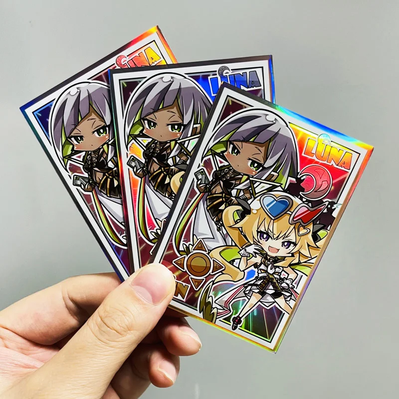 62X89 مللي متر 60 قطعة/المجموعة لتقوم بها بنفسك يو غي أوه! الشر التوأم بطاقة كم بطاقة اللون فلاش Ygo مشكلة مشمس غطاء للحماية بطاقات أنيمي دمى هدايا #3