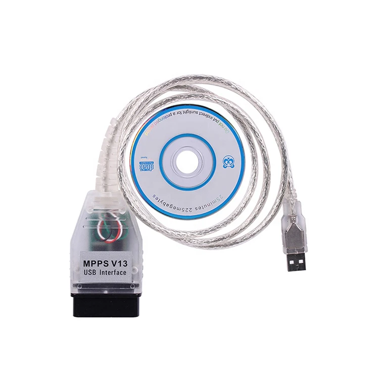 MPPS V21 V18 V13.02 V13 KCAN Flasher Chip Tuning ECU Programmer Remap OBD2 MPPS V13 Профессиональный диагностический кабель