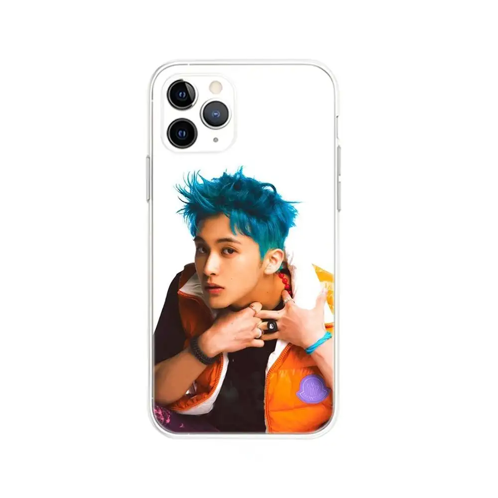 حافظة هاتف Kpop Mark Lee N-Nct لهاتف iPhone 17,16,15,14,13,12, Mini,11,Pro,Max,Plus,Air,X,XR,XS,8,SE,2020, غطاء شفاف