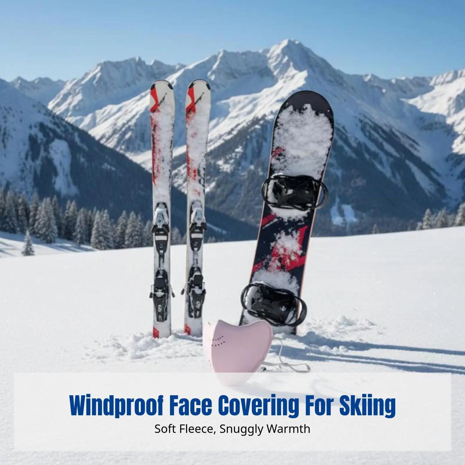 

Windproof Ski Face Cover, Thermal Balaclava, Quick-Dry, Breathable, UPF50+ Sun Protection, Unisex Winter Headwear