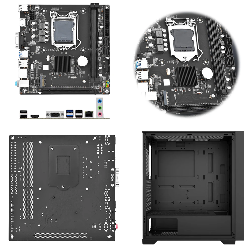 

B75M-I Computer Motherboard LGA1155 DDR3 PC Mainboard M.2 NVME Computer Main Board