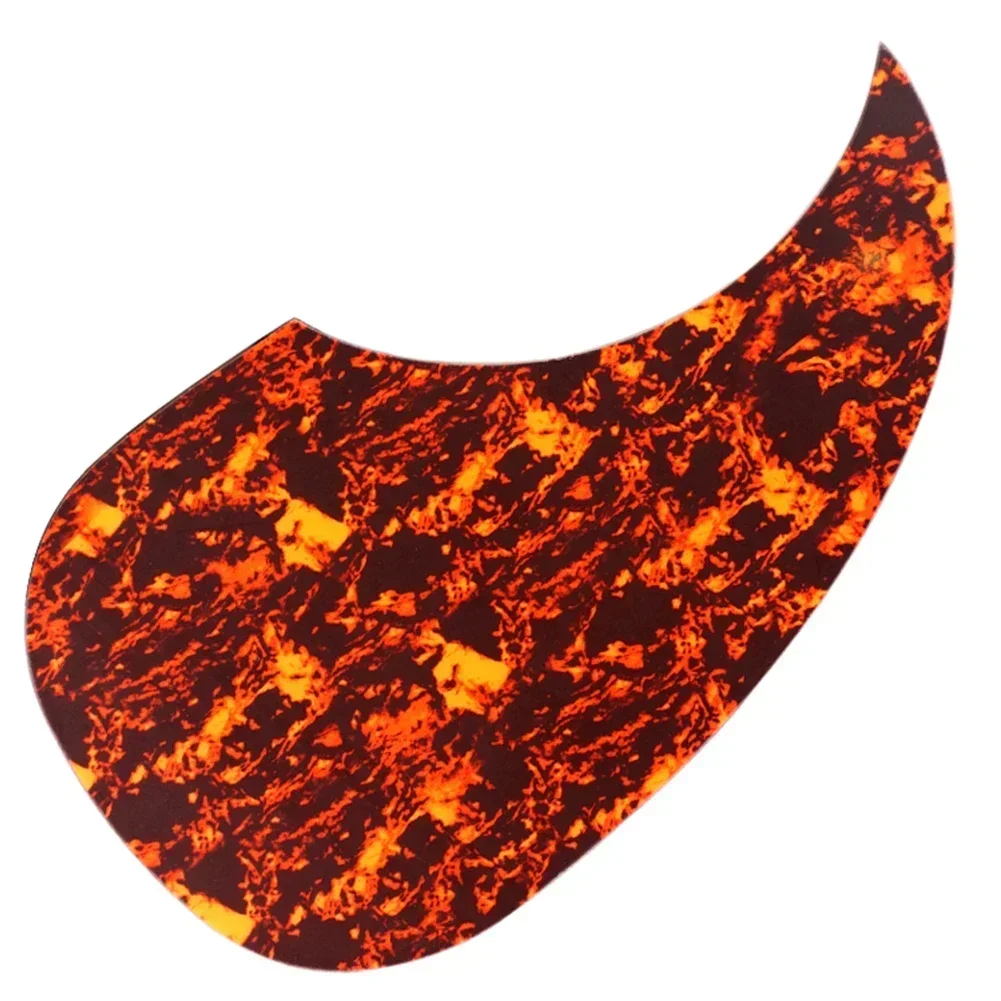 Acoustic Guitar Pickguard Scratch Plate PVC Self-Adhesive Tortoise Shell Musical Instrument Parts For 40\