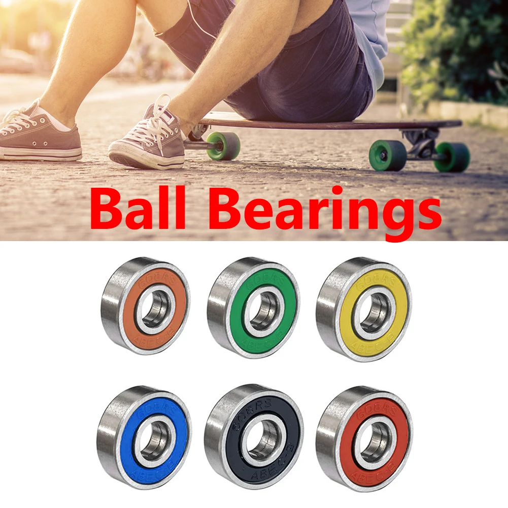 10PCS Ball Bearings 608rs ABEC-9 Inline Roller Skate Bearing Deep Groove Carbon Steel for Scooter 688ZZ 623ZZ 626ZZ 625ZZ 607ZZ