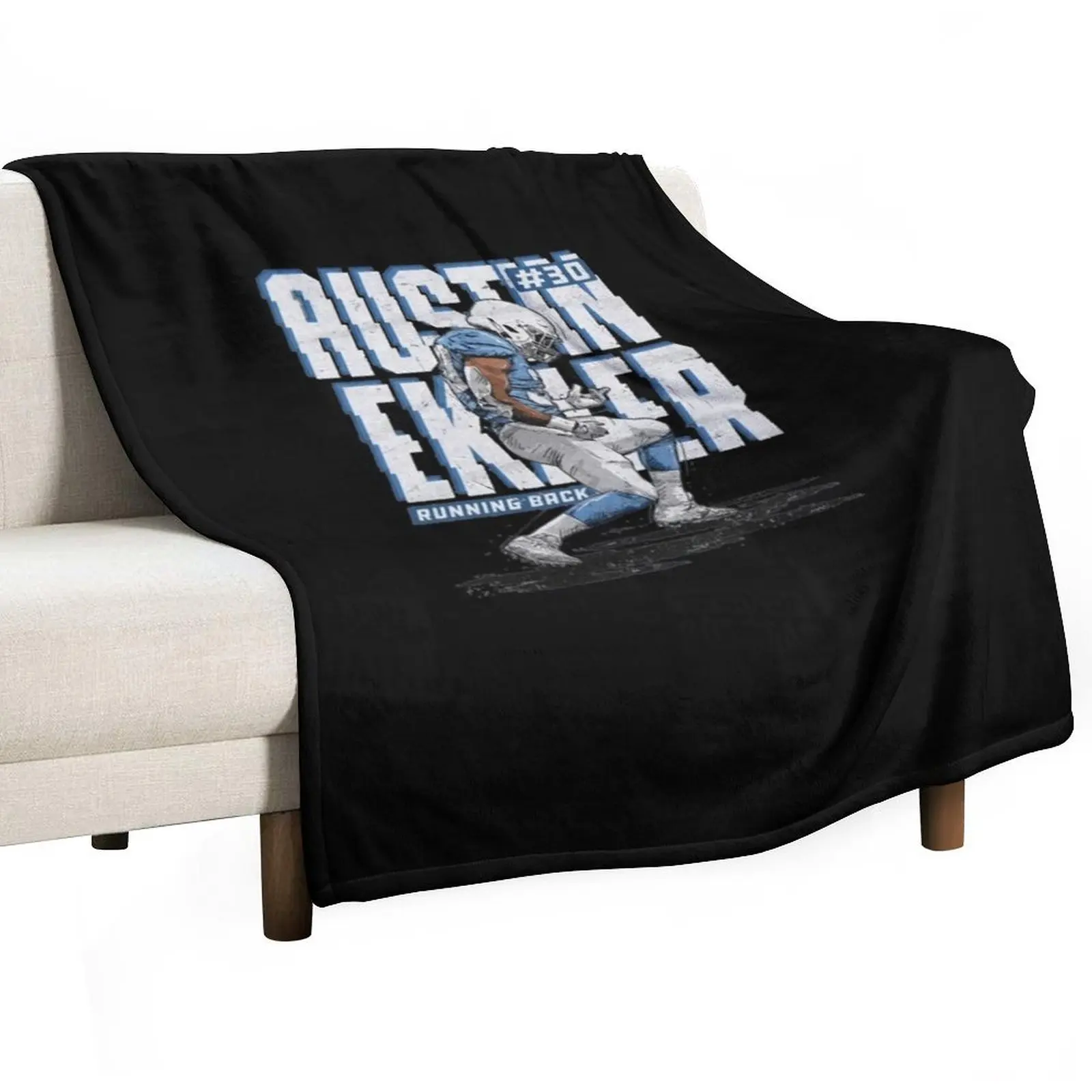 

Austin Ekeler Essential T-Shirt Throw Blanket Sofa Throw Bed covers Hairy Blankets