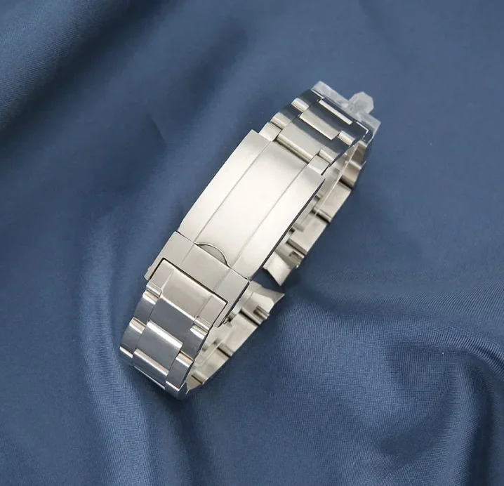 No logo 20mm cinturino per orologio per DAYTONA GMT SUBMARINER accessori per orologi cinturino in metallo cinturino in acciaio inossidabile con chiusura a strappo catena per cinturino