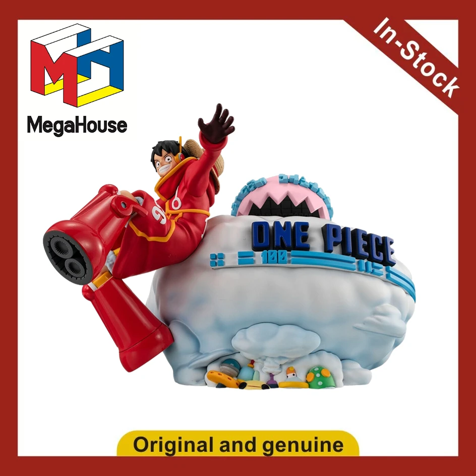 

【UA】MegaHouse Character Piggy Bank Monkey D. Luffy Future Island Egghead Chapter Figure Model Toy Gift
