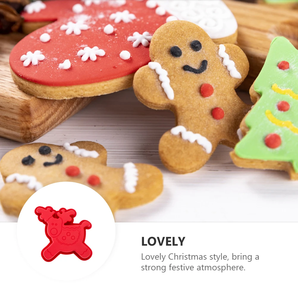 

2 pcs Silicone Baking Mold DIY Cake Making Tool Food Grade Cartoon Design Pastry Cookie Stencils Easy Clean Durability