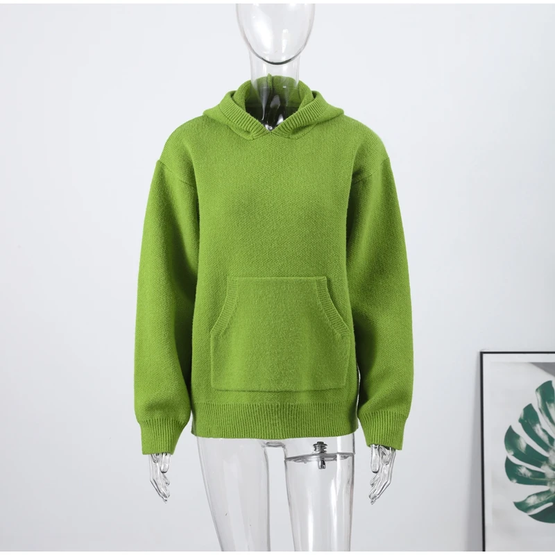 Green hoodie