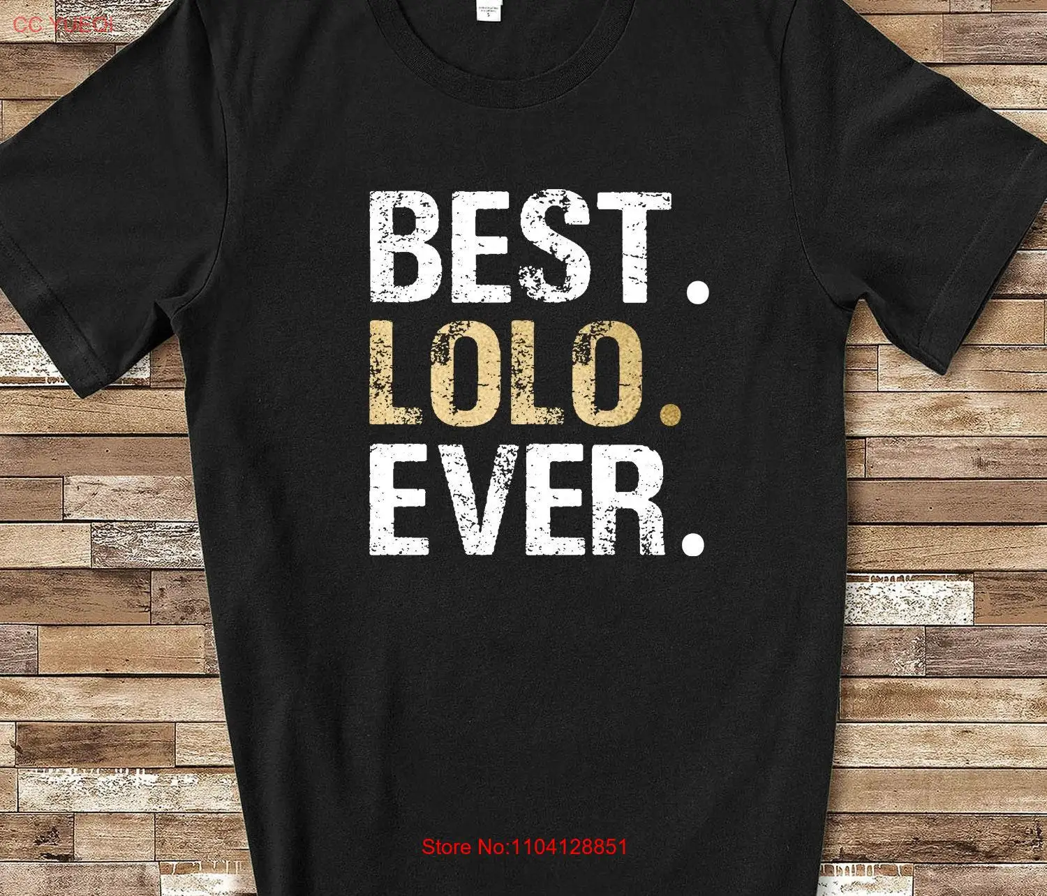 

Лучшая футболка Lolo Ever от внучки, внука, дня рождения, Дня отца, Рождества, с длинными или короткими рукавами