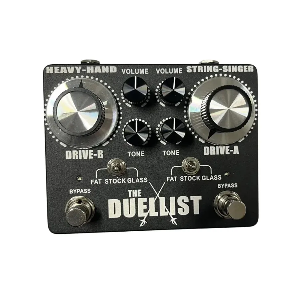 LY-ROCK Electric Guitar Pedal King Tone Duellist OVERDRIVE Distortion Effect Pedal,Original Clone, True Bypass