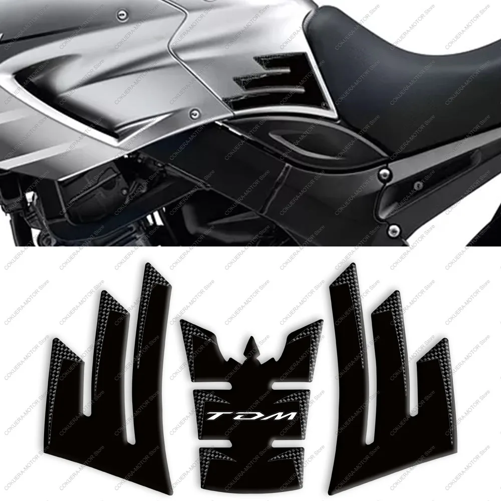 For TDM 900 Motorcycle Accessories Tank Pad Sticker 3D Gel Epoxy Resin Sticker Protection Sticker Kit