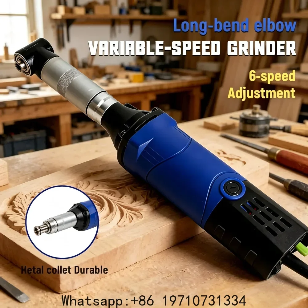 Electric Angle Grinder Multi-Functional 15000RPM Tile Grout Cleaning Polishing Machine for Deburring Cutting Polishing