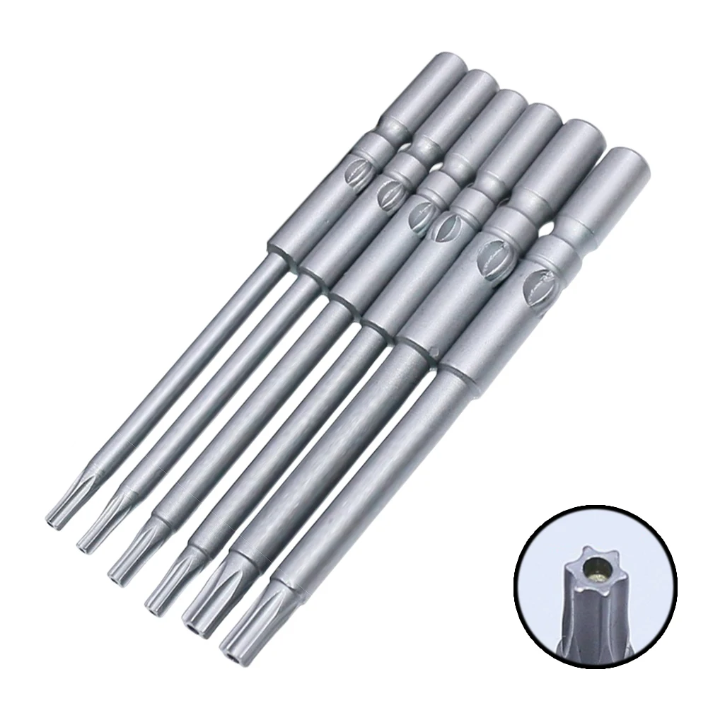 

6mm Round Shank For 5-30mm Magnetic Electric For Torx Screwdriver Bit For 802 Batch Head Screwdriver Drill Bit Round Shank