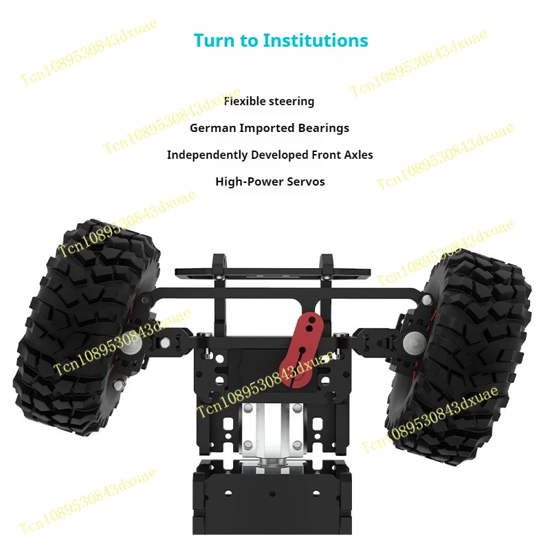 Ackerman Chassis/smart Car/steering Gear Steering/robot/can be Equipped with ROS System/electric Racing
