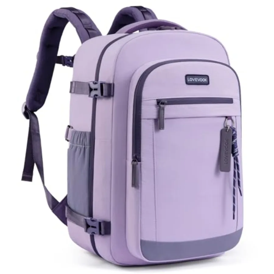 

40L Travel Backpack for Women Airline Approved Carry On Luggage TSA Personal Item Bag fits 15.6 Inch Laptop Waterproof Weekende