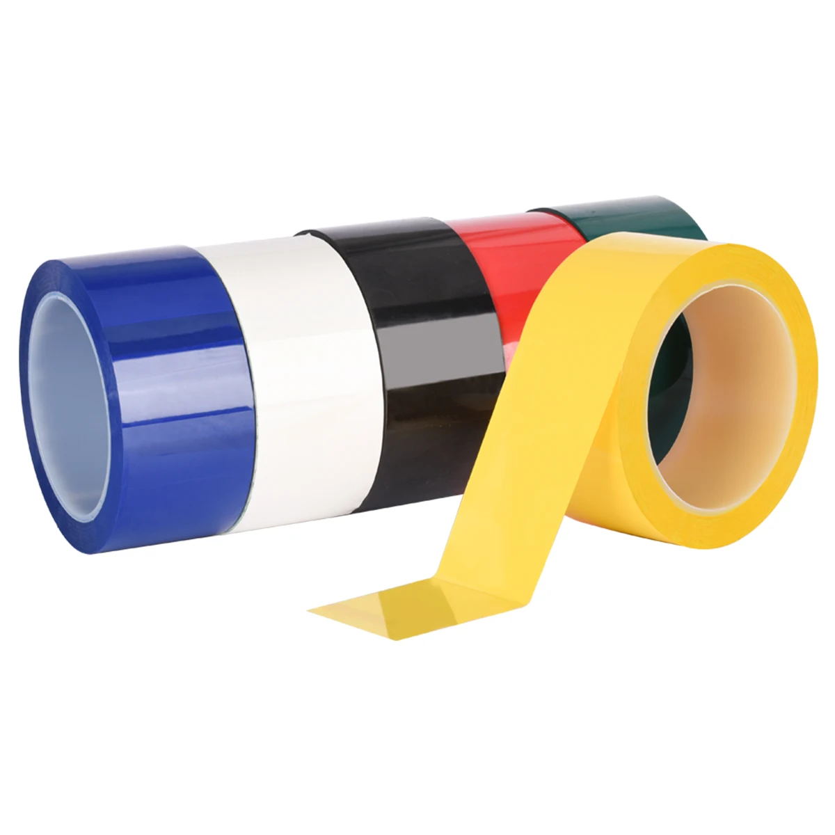 

Dark yellow Mara tape Light yellow Mara tape High temperature resistant PET insulated electrical fire cow adhesive tape