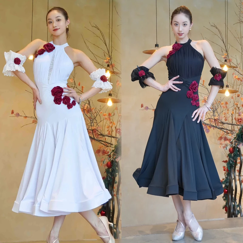 

Adults Waltz Ballroom Dance Performance Dresses Women'S Latin Dance Competition Costumes Stage Modern Dancing Clothes SL10713