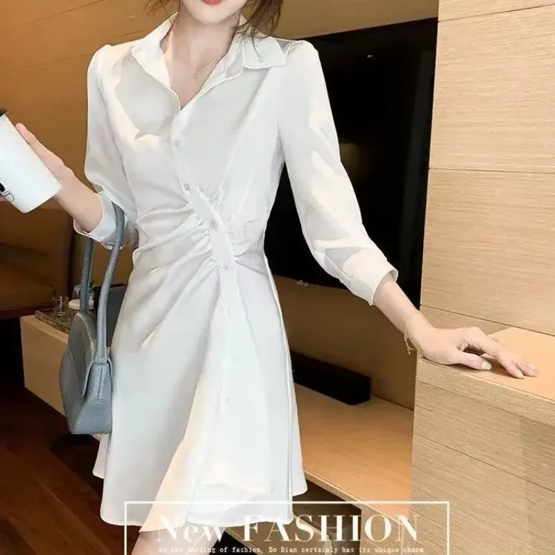 Vroege lentejurk voor dames Lentejurk 2025, nieuw temperament en modieuze rok, dameskleding 2025, jurken