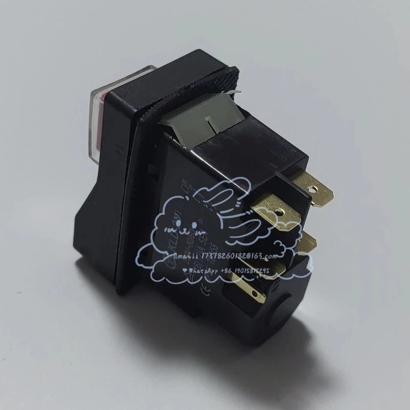 1 Uds KLD-28A interruptor magnético impermeable de 5 pines interruptores de botón a prueba de explosiones 220V 18A IP55