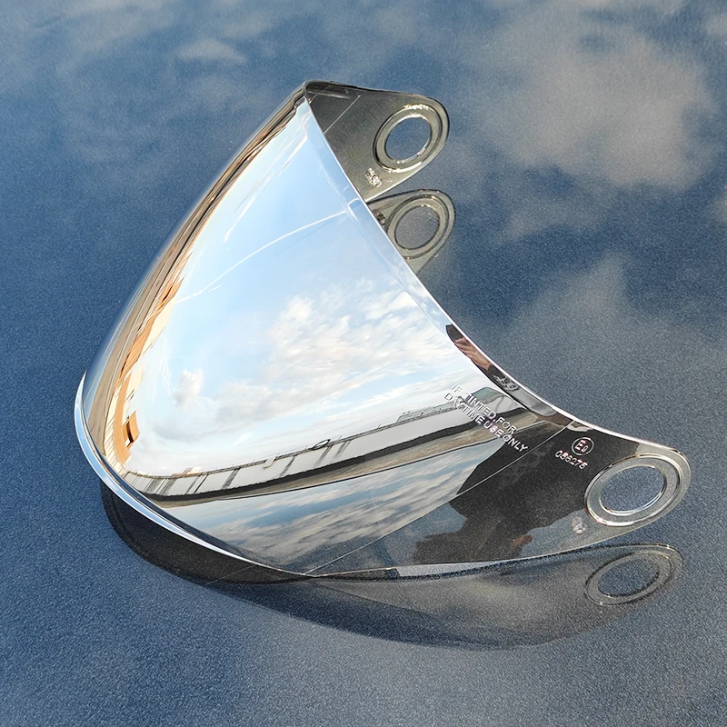 Motorcycle Helmet Specific Visor ORZ-705 Semi Covered Helmet Colored Lens Reinforced with PC Material