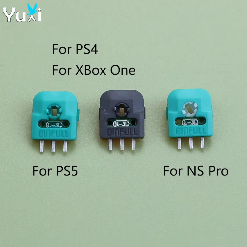 YuXi 1 Pair Hall Effect Sensor Module 3D Analog Joysticks Potentiometer Repair Part For PS4/PS5/Xbox One/Switch Pro Handle
