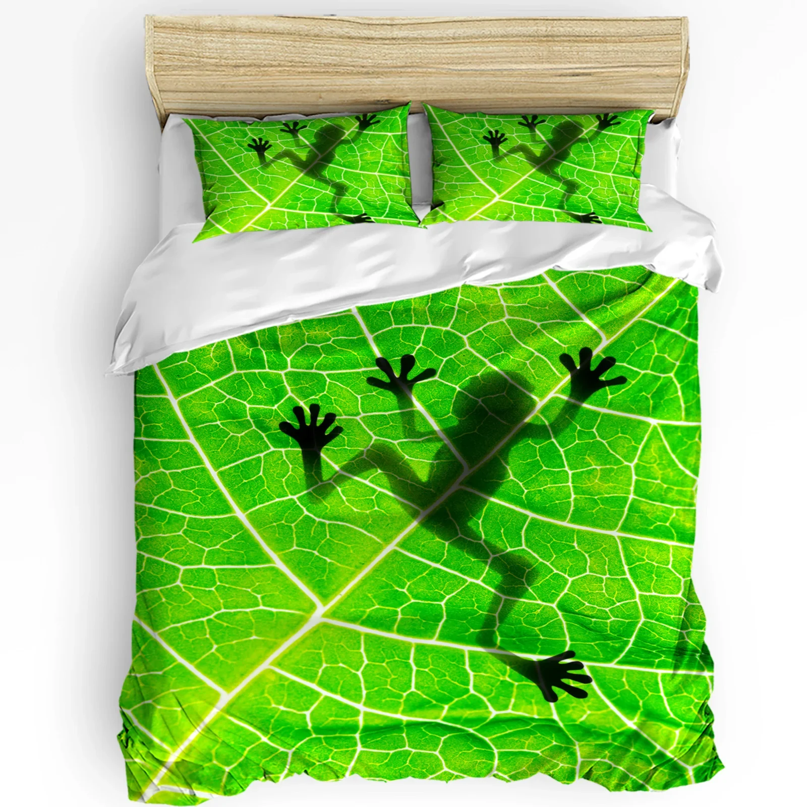 

Акварельный пододеяльник с лягушкой, комплект постельного белья для двойного дома, текстильный пододеяльник, наволочки, комплект постельного белья для спальни (без простыни)