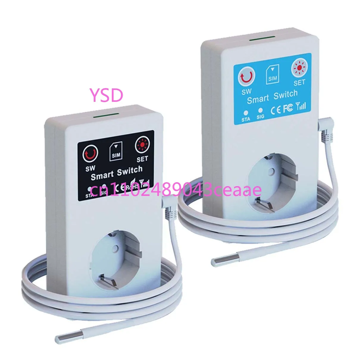 Smart socket, mobile phone phone SMS remote control switch water pump routing appliances