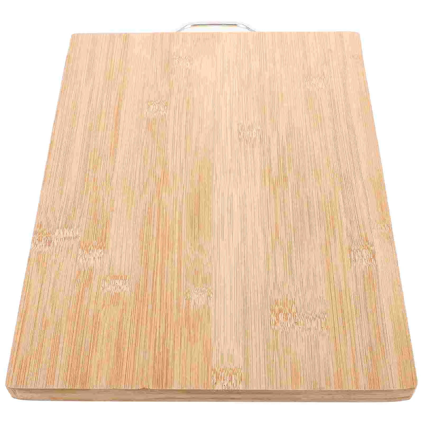 Chopping Boards Cutting for Kitchen Bamboo Fruit Solid Wood Decorative Beige Hanging