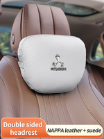 For Mitsubishi Outlander Pajero Asx Lancer Evolution X L200 Ralliart Galant Car Headrest Neck Support Lumbar Cushion Neck Pillow