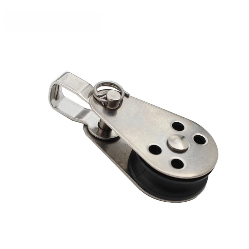 Stainless steel pulley, nylon, sailing yacht marine , nylon rope , rocking
