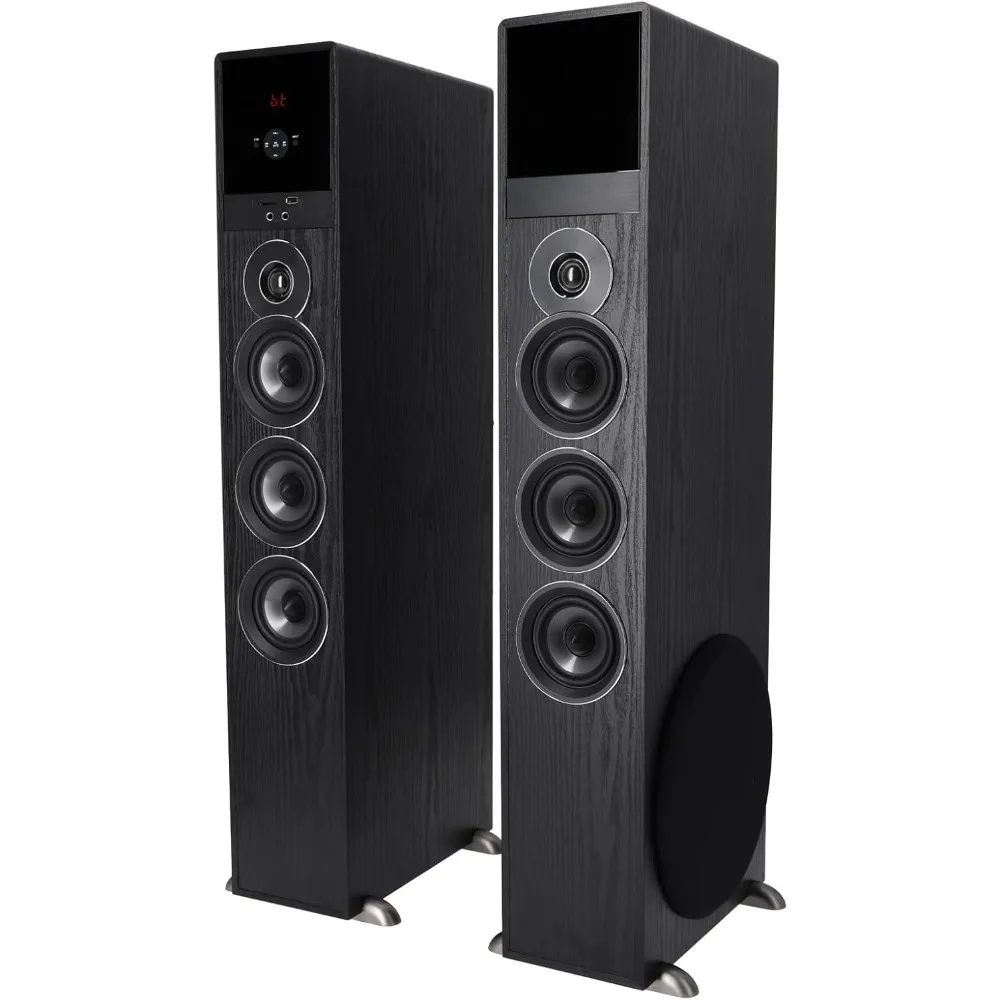 نظام مكبر صوت برج المسرح المنزلي 1000 وات يعمل بالبلوتوث USB SD FM مع جهاز تحكم عن بعد للكاريوكي - تصميم مبتكر #6